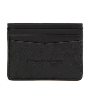 Micro Pebble Card Case Black