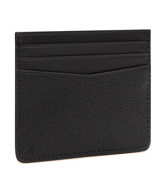 Micro Pebble Card Case Black