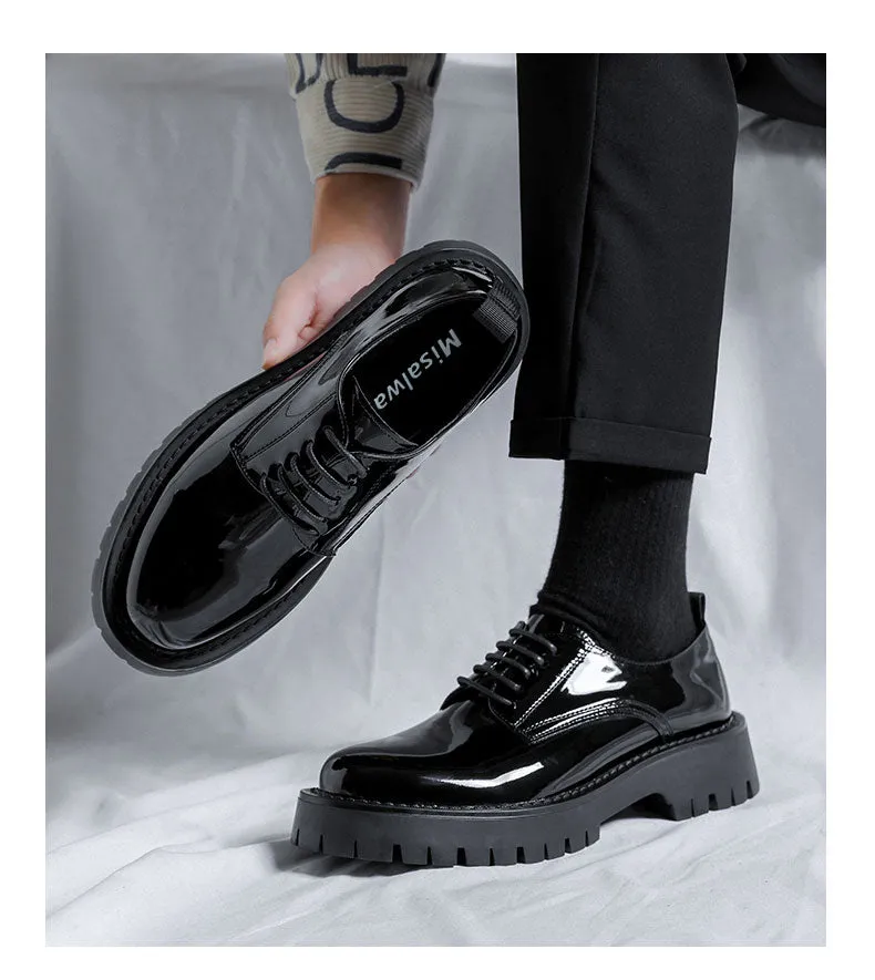 Midnight Raven Lace-Up Loafer