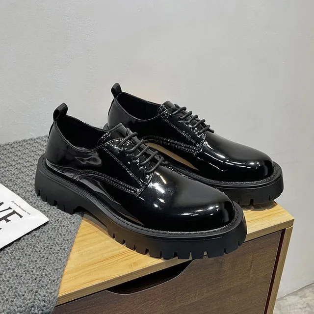 Midnight Raven Lace-Up Loafer