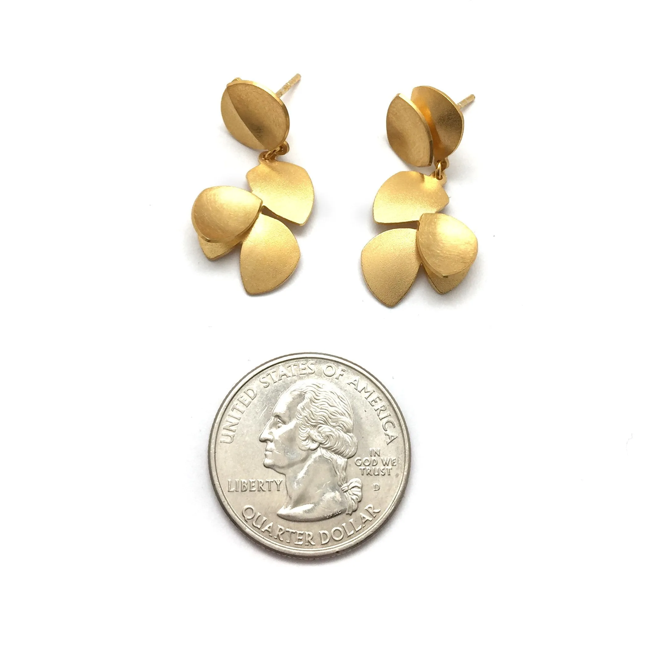 Mini Climbing Petals - Gold