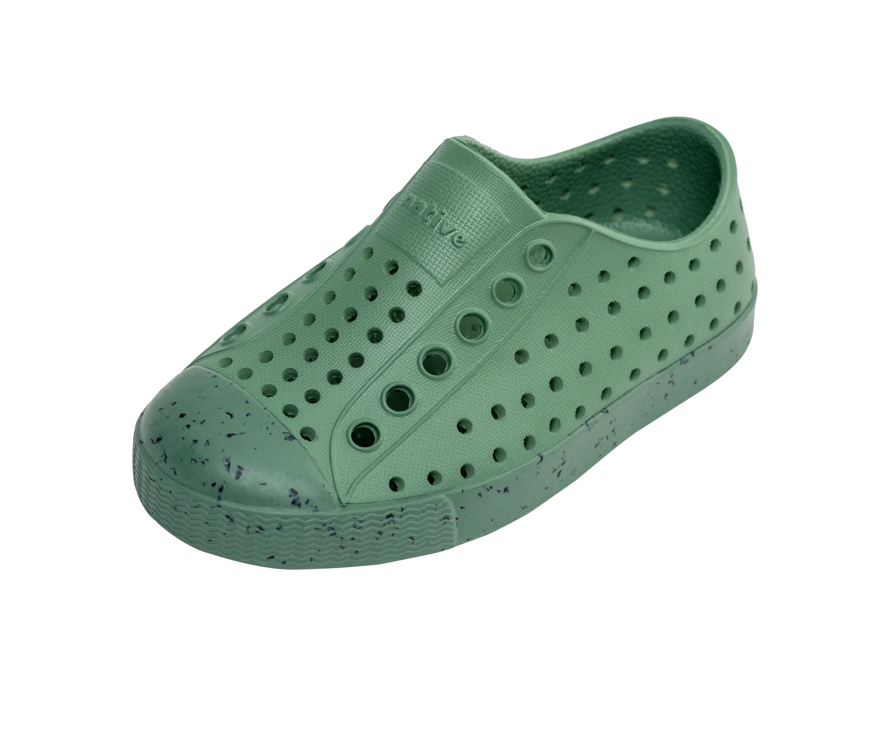 Native Jefferson Bloom Shoes - Ivy Green/ Ivy Green/ Jiffy Speckles