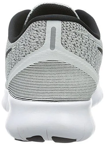 Nike Free Rn Running Shoe White/Black/Pure Platinum 8.5