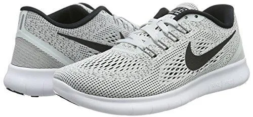 Nike Free Rn Running Shoe White/Black/Pure Platinum 8.5