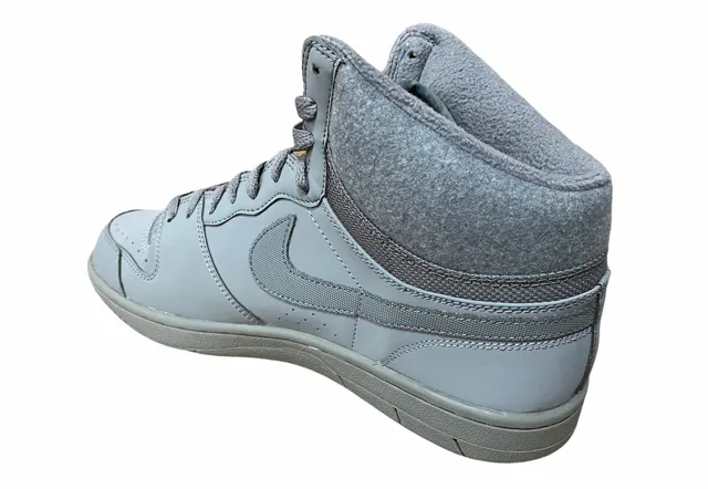 Nike scarpa sneakers da uomo Court Force Hi 457701 023 grigio