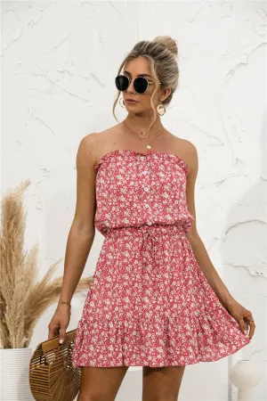 Off Shoulder Printed Sundress