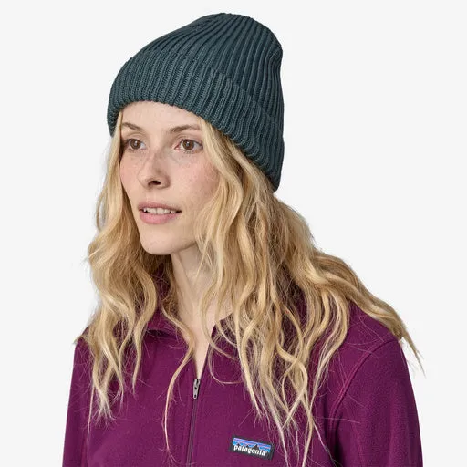 Patagonia Nouveau Green Fishermans Rolled Beanie