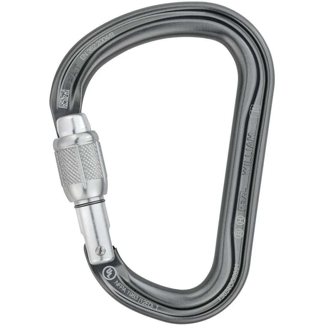 Petzl William Screw-Lock Carabiner