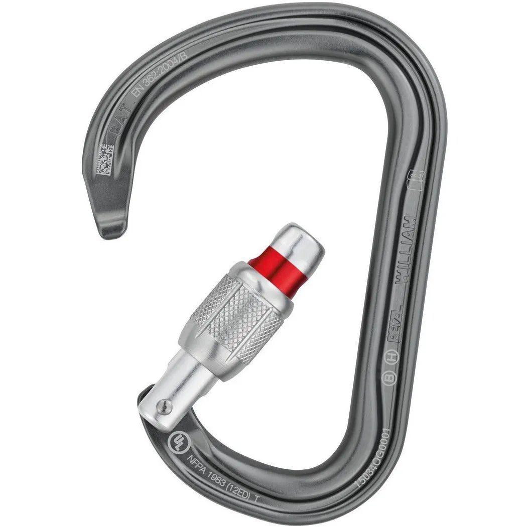 Petzl William Screw-Lock Carabiner