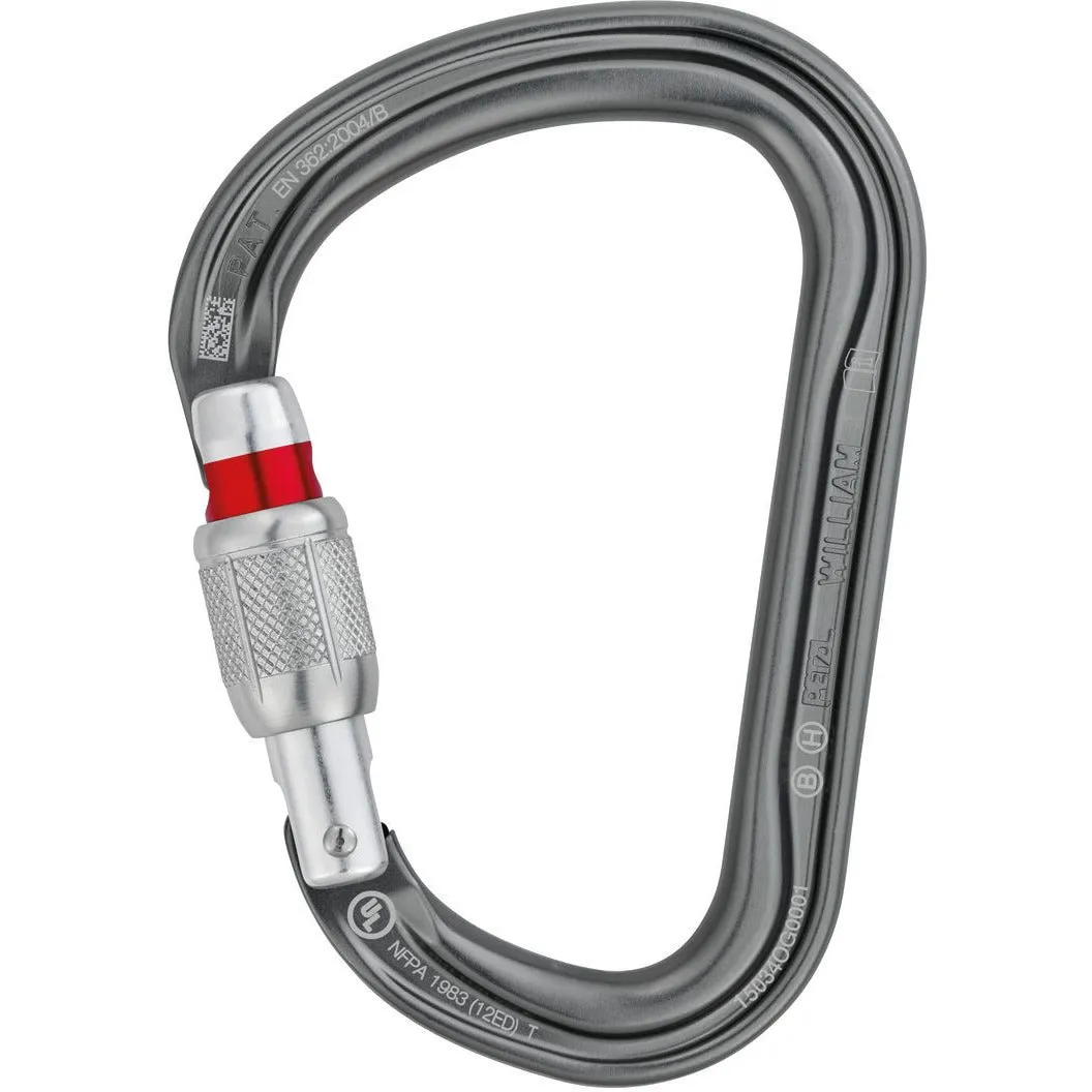 Petzl William Screw-Lock Carabiner