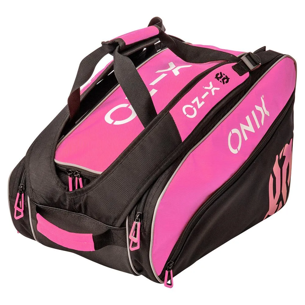 Pro Team Pickleball Paddle Bag Pink and Black