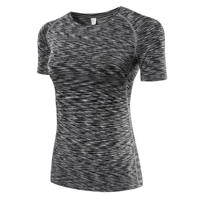 Quick Dry Short Sleeve Yoga Shirt