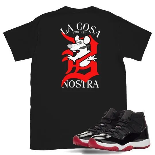 Retro 11 Bred Shirt to match