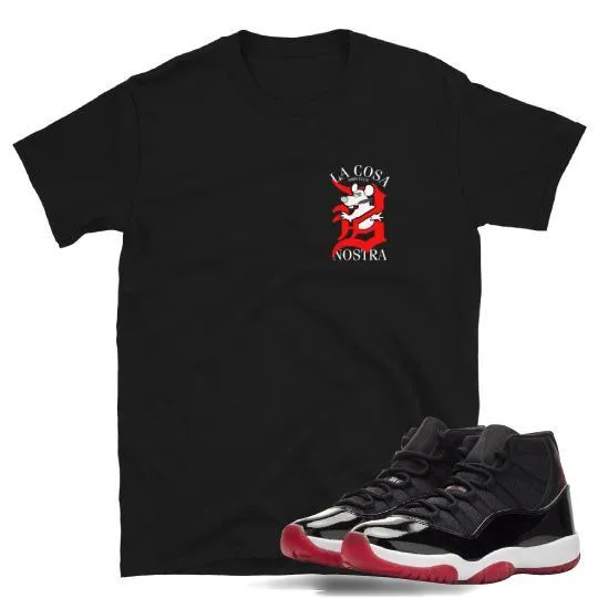 Retro 11 Bred Shirt to match