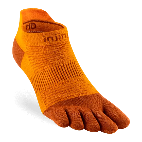 Run Lightweight CoolMax No Show Ankle Socks - by Injinji