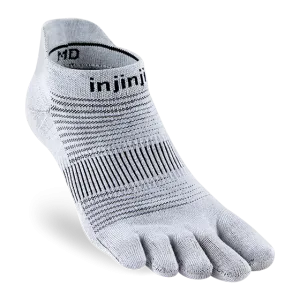 Run Lightweight CoolMax No Show Ankle Socks - by Injinji