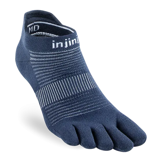 Run Lightweight CoolMax No Show Ankle Socks - by Injinji