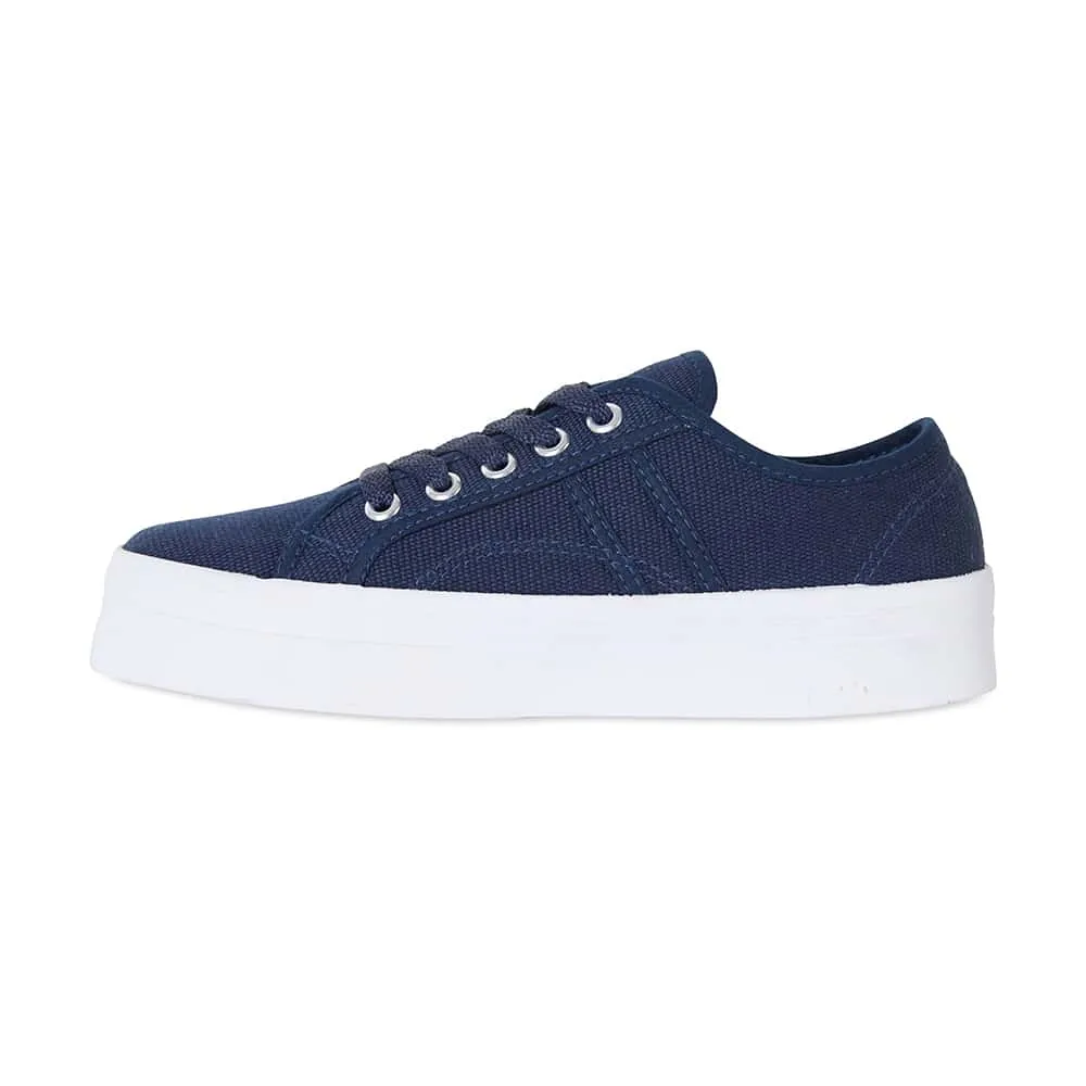 Scott Sneaker in Navy Canvas