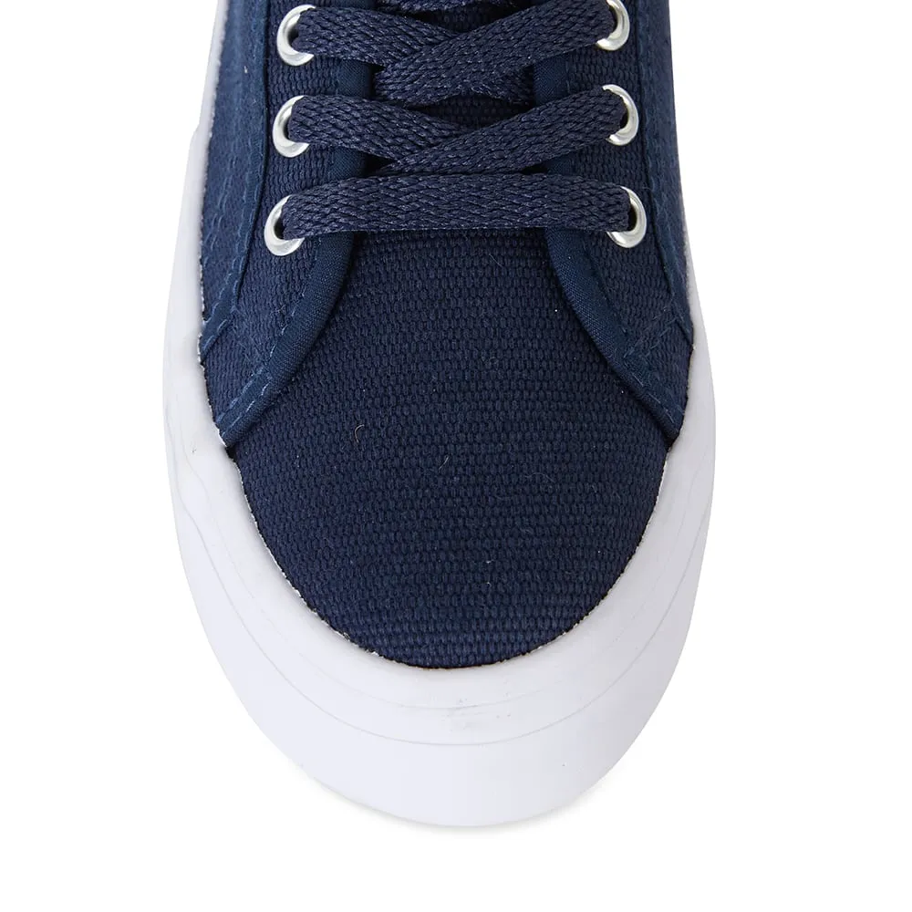 Scott Sneaker in Navy Canvas