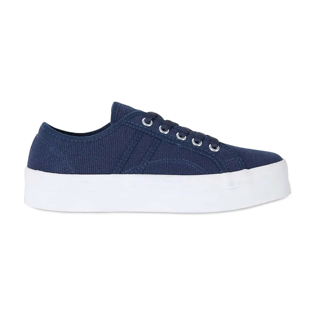 Scott Sneaker in Navy Canvas