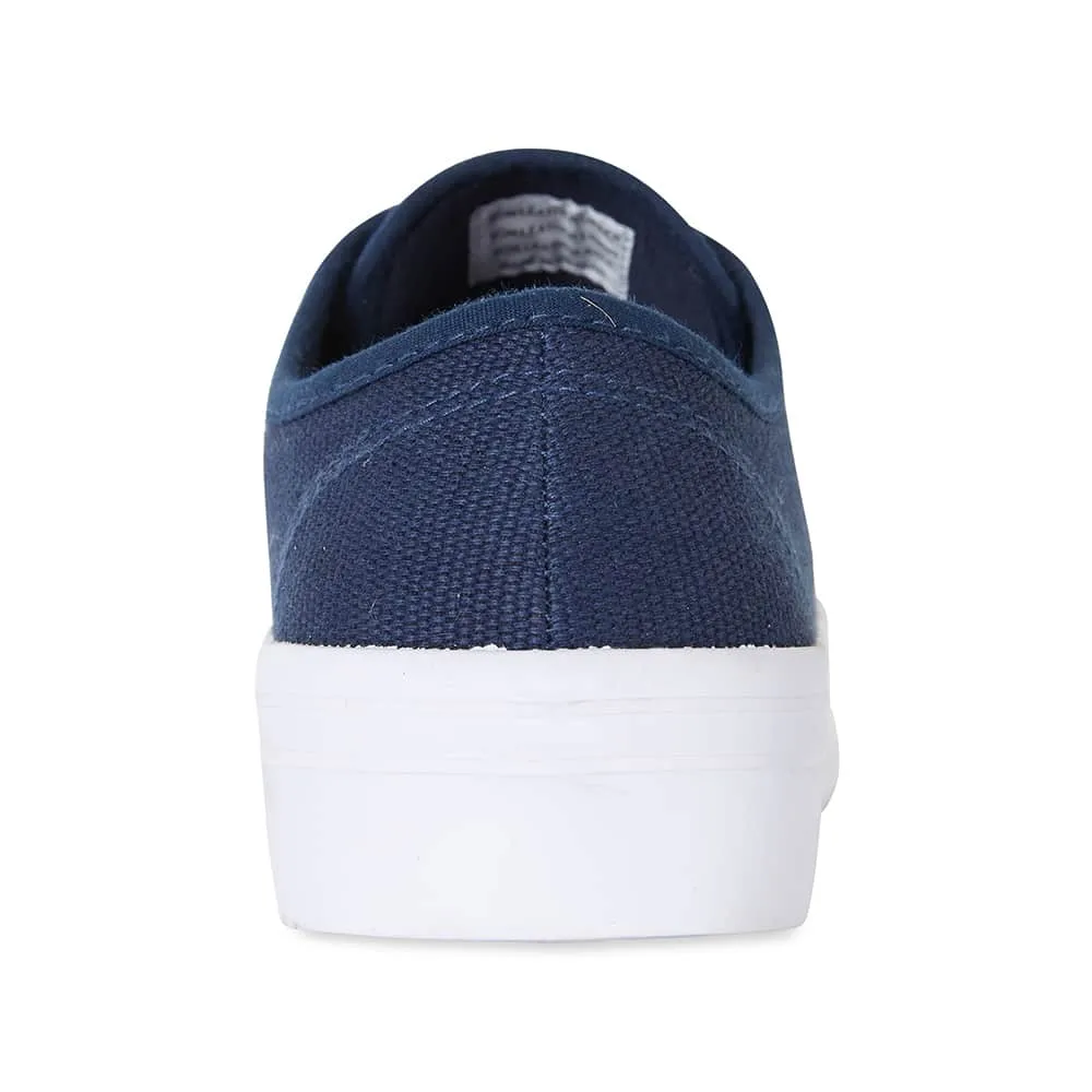 Scott Sneaker in Navy Canvas