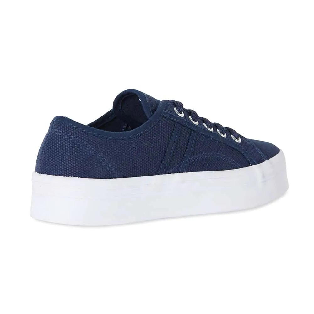 Scott Sneaker in Navy Canvas