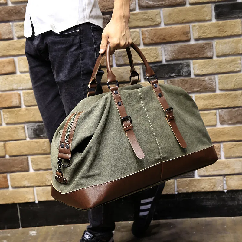 short travel bag fitness canvas big bag