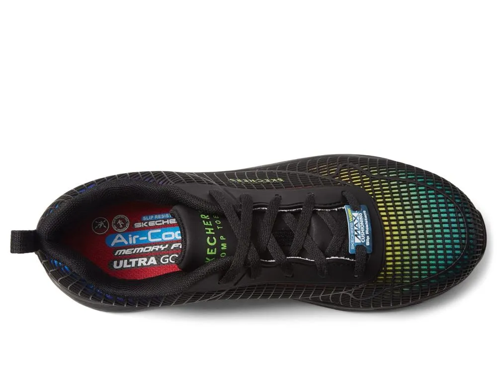 'Skechers' Women's Work: Max Cushioning Elite SR-Kaiget EH Comp Toe - Black / Multi