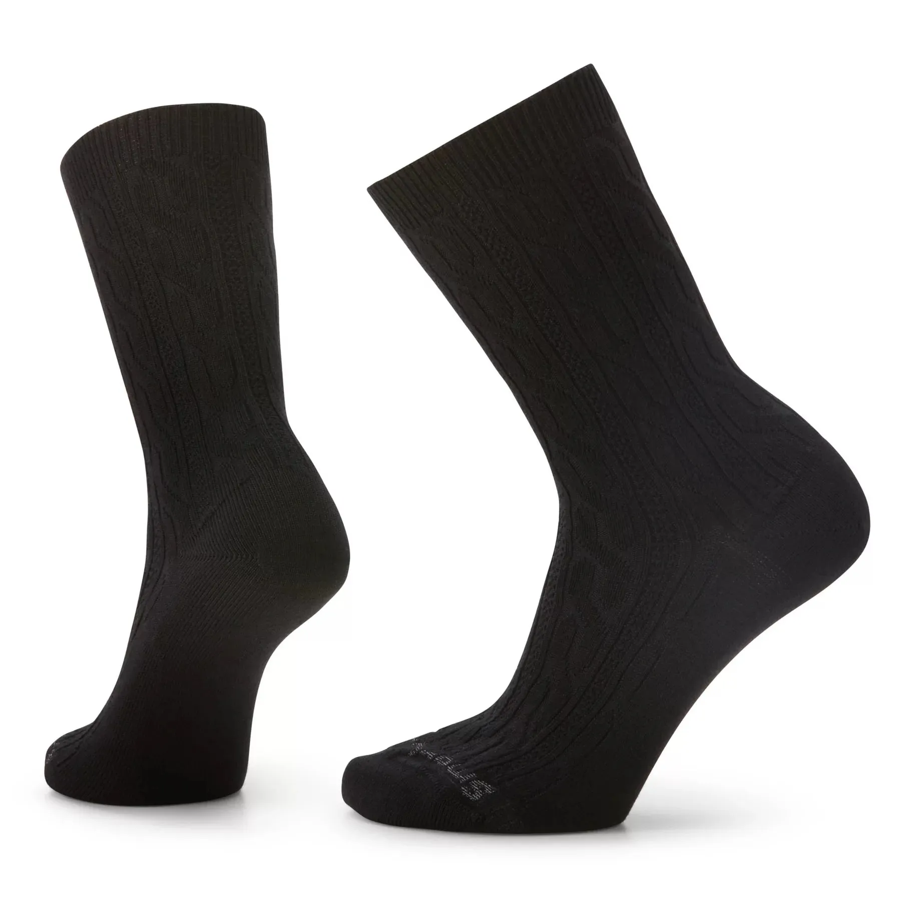 Smartwool Women's Everyday Cable Zero Cushion Crew Socks - Black