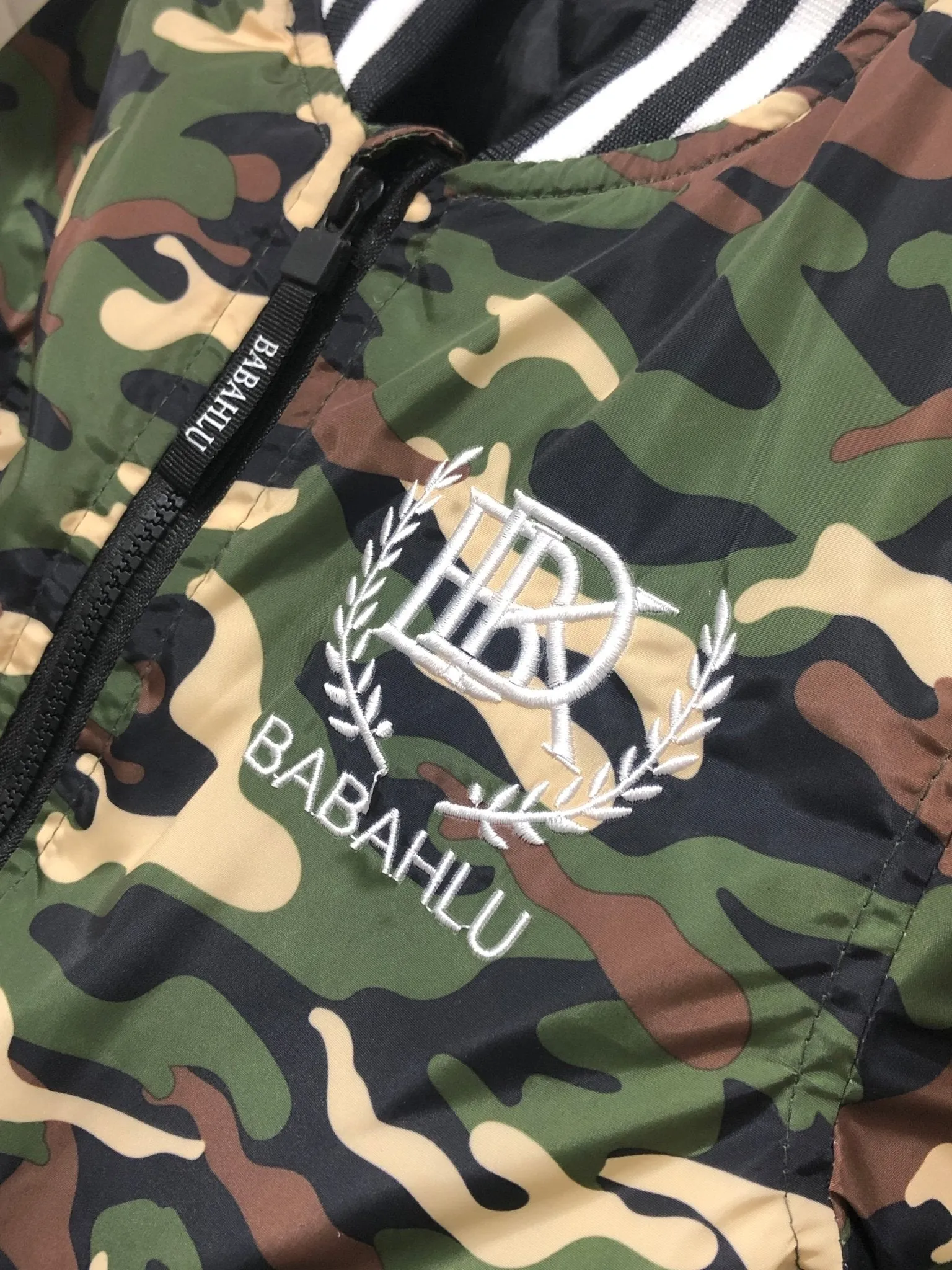 SOHO Camo Bomber Jacket