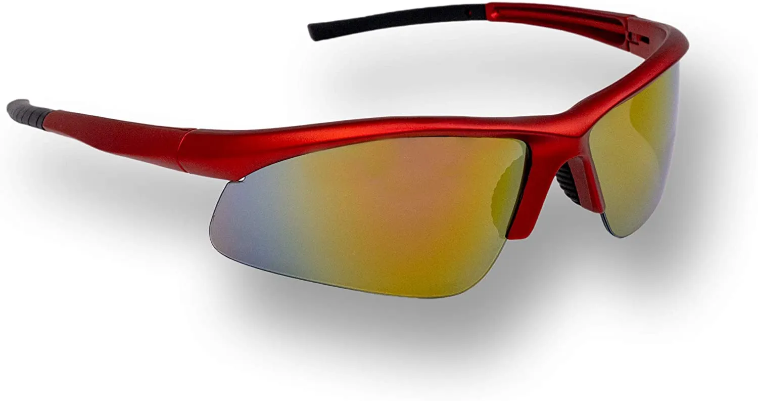 Sport MTX Mirror Safety Glasses, Anti-Scratch-Fog Lens, Outdoor Sports