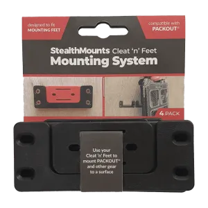 StealthMounts Cleat 'n' Feet Mounting System - Cleats and Feet