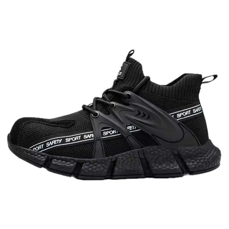 Steel Toe Safety Shoes Black #1223