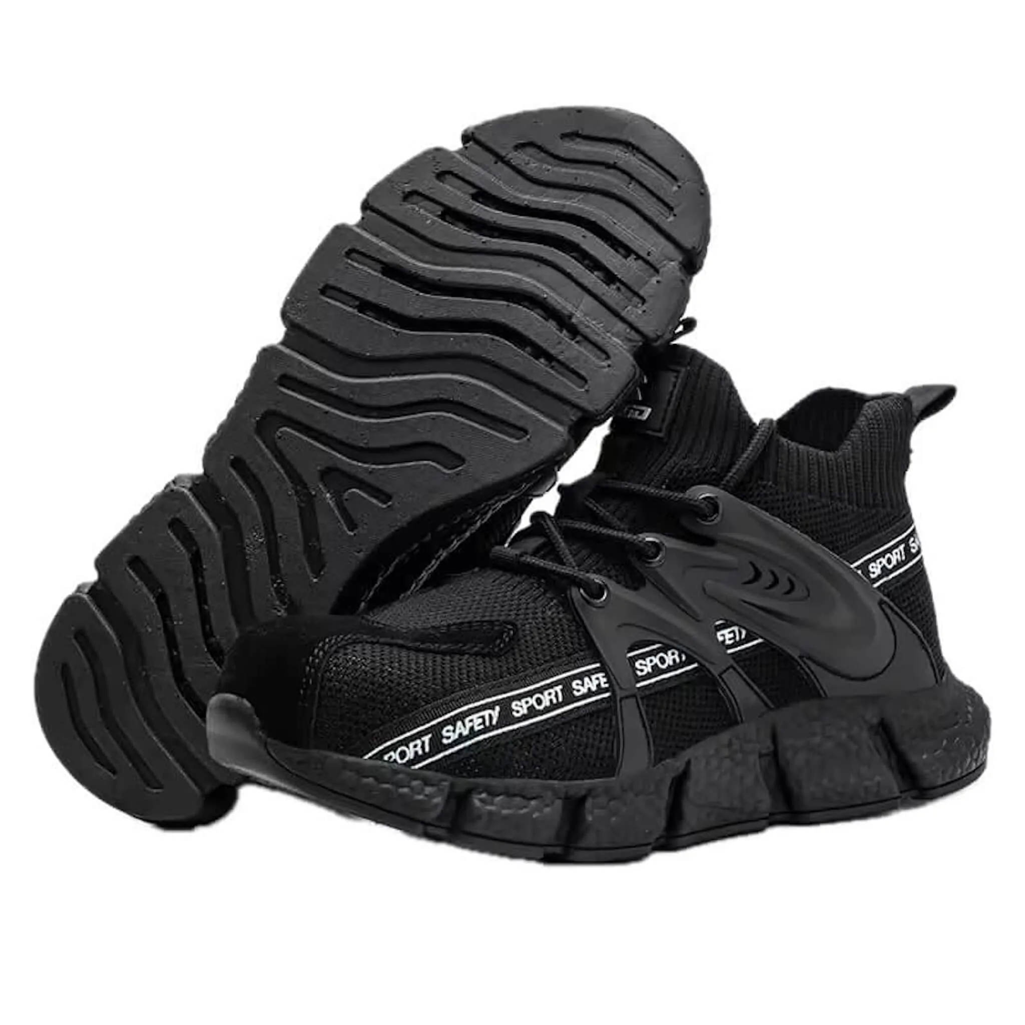 Steel Toe Safety Shoes Black #1223