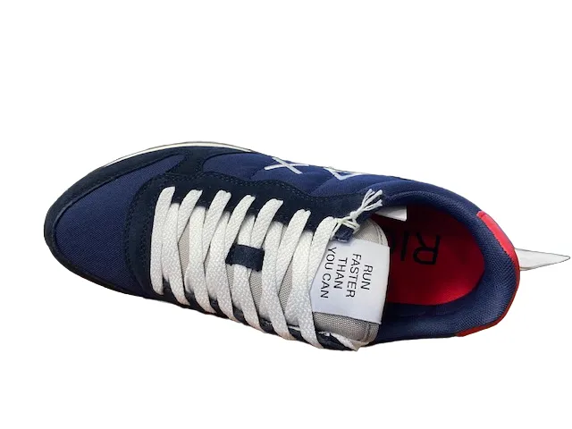 Sun68 sneakers da uomo Tom Solid Nylon Z42101 07 navy blue