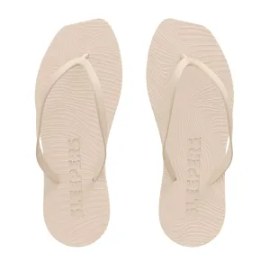 Tapered Eggnog Flip Flop