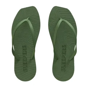 Tapered Green Flip Flop