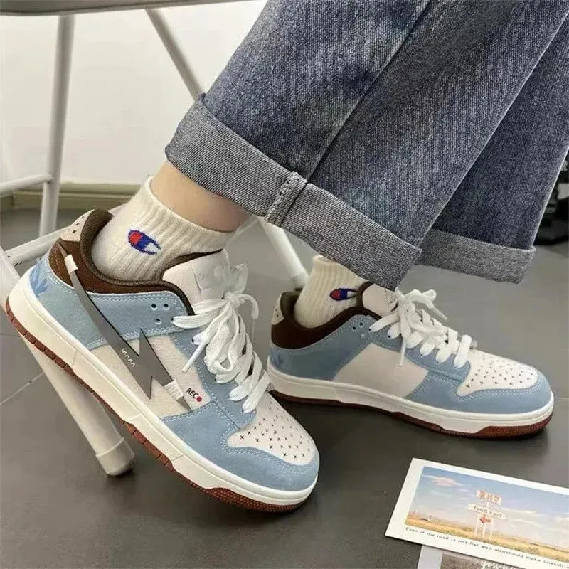 TAVIMART  -  Big Size 36-44 Mixed Colors Women Sneakers Platform Round Toe Casual Women Shoes Man Street Style Zapatos Mujer 2024 Tendencia