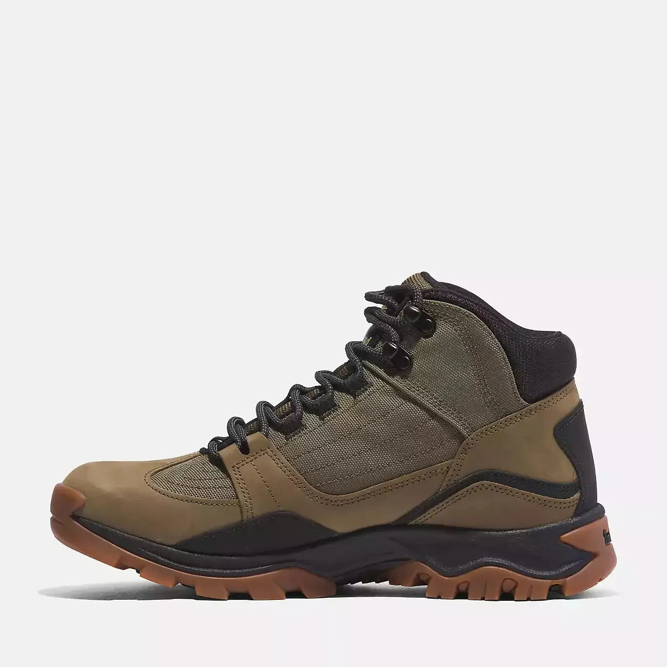 Timberland Men's Mt. Maddsen Mid Lace-Up Hiking Boot Shoes - Olive Nubuck