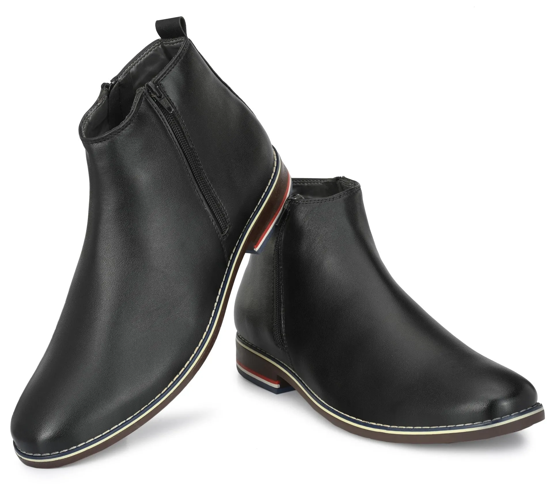 Toro Blu Men's Zip Chelsea Boots