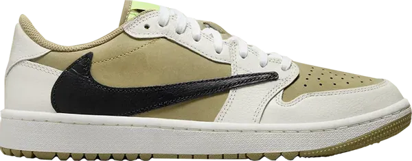 Travis Scott x Air Jordan 1 Low Golf 'Neutral Olive' 2023