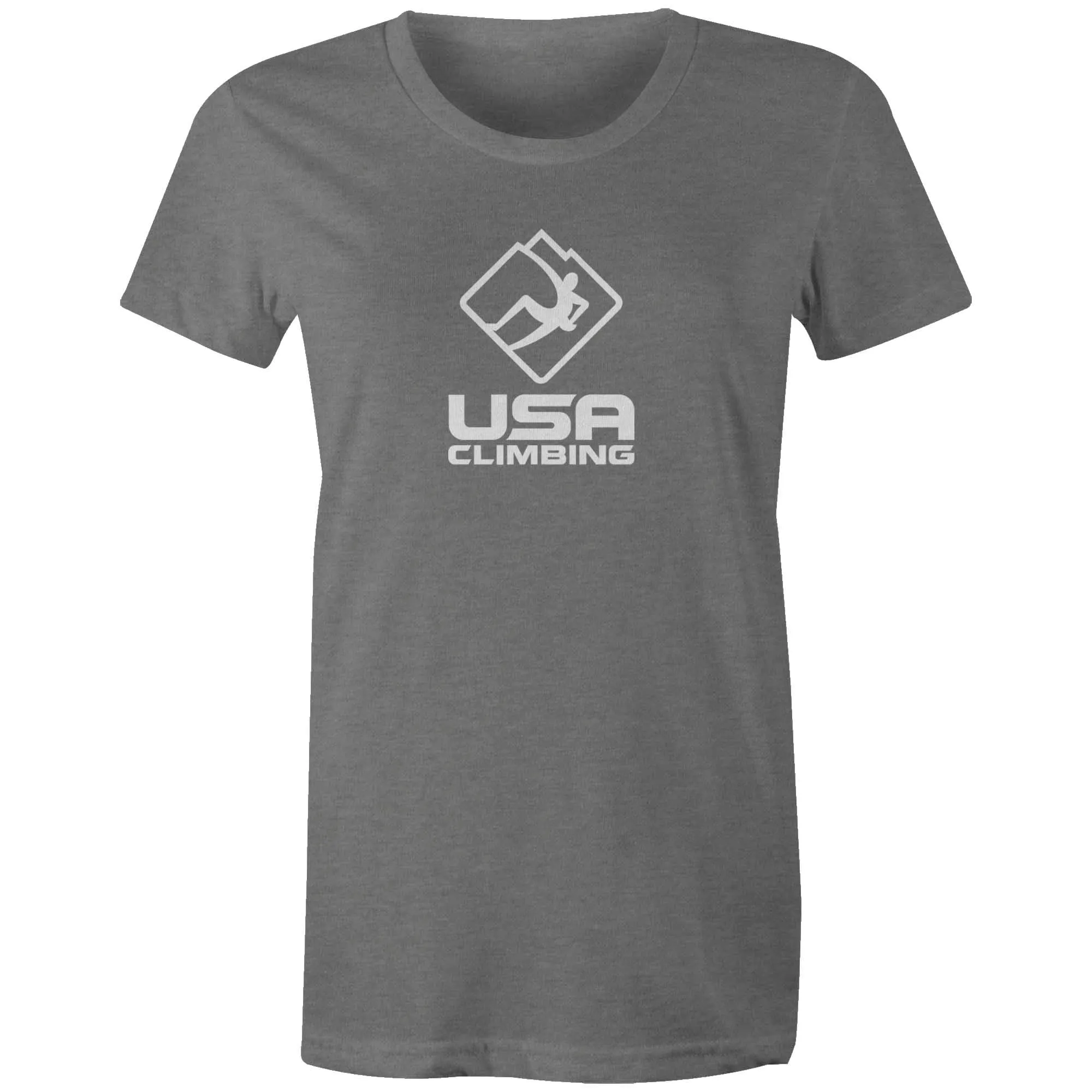 USA Climbing BW Logo Tee Women's