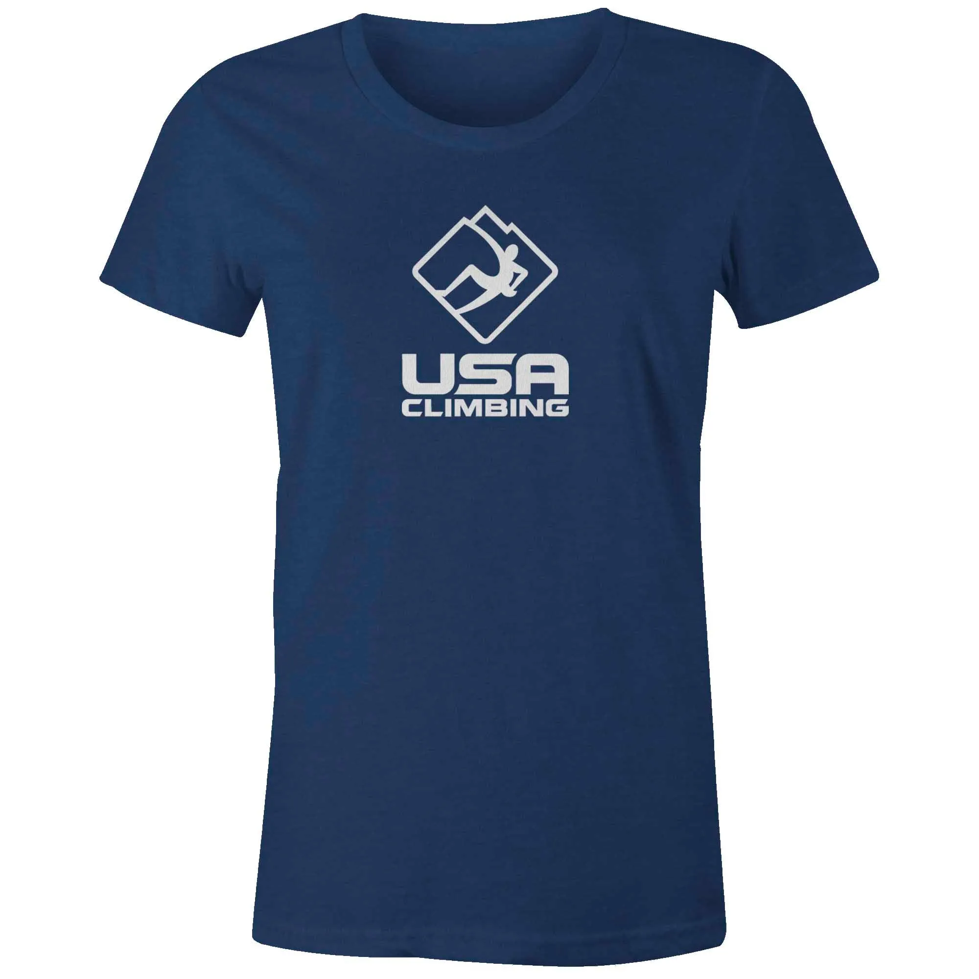 USA Climbing BW Logo Tee Women's