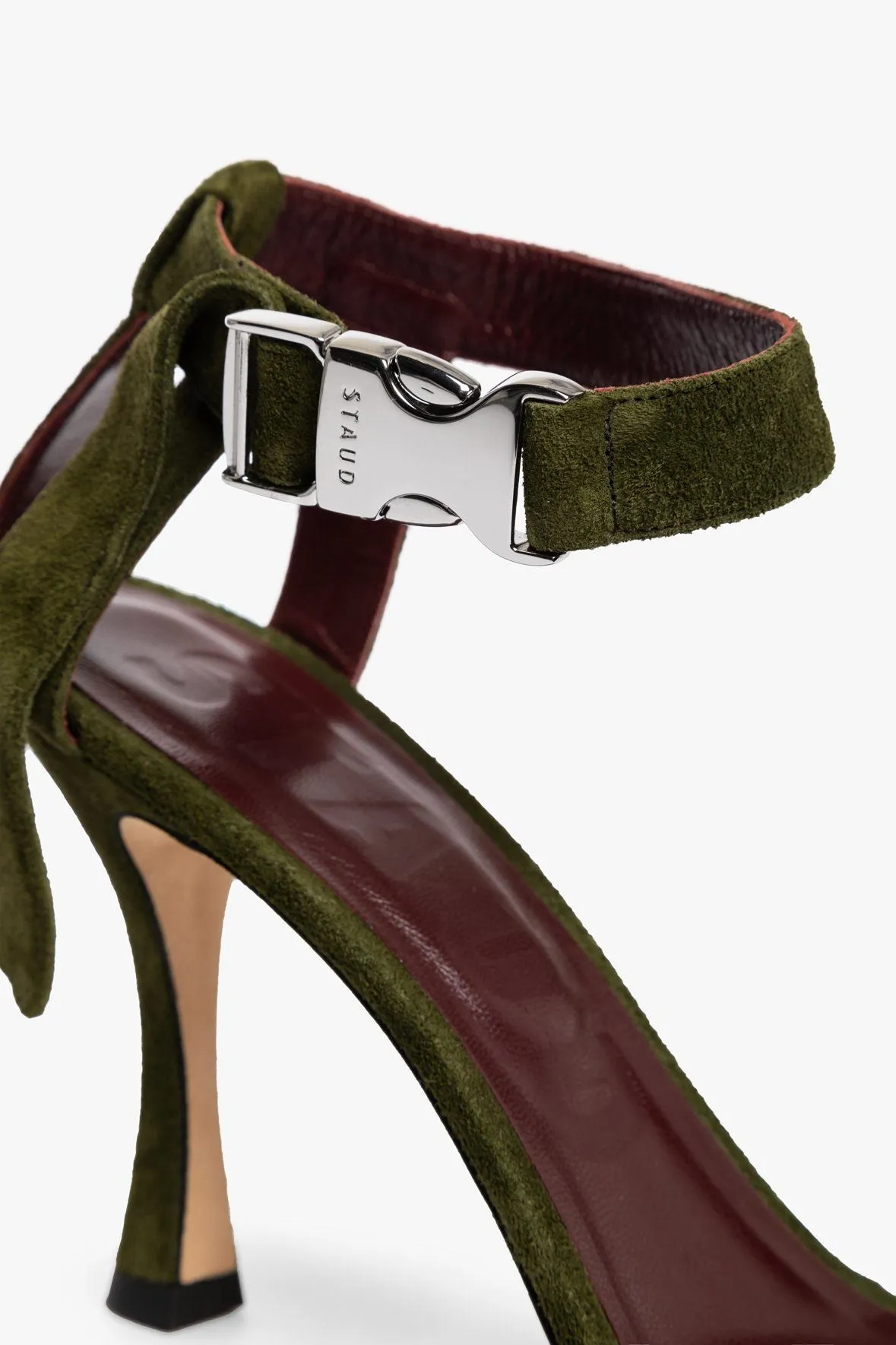 VIVA HEEL | OLIVE SUEDE