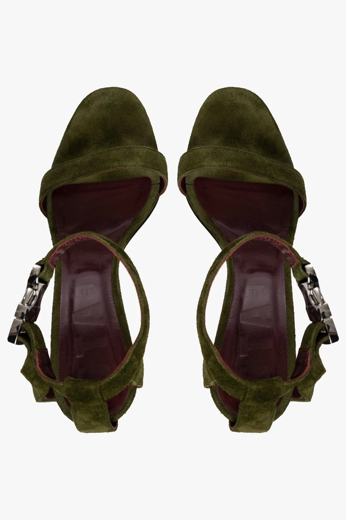 VIVA HEEL | OLIVE SUEDE