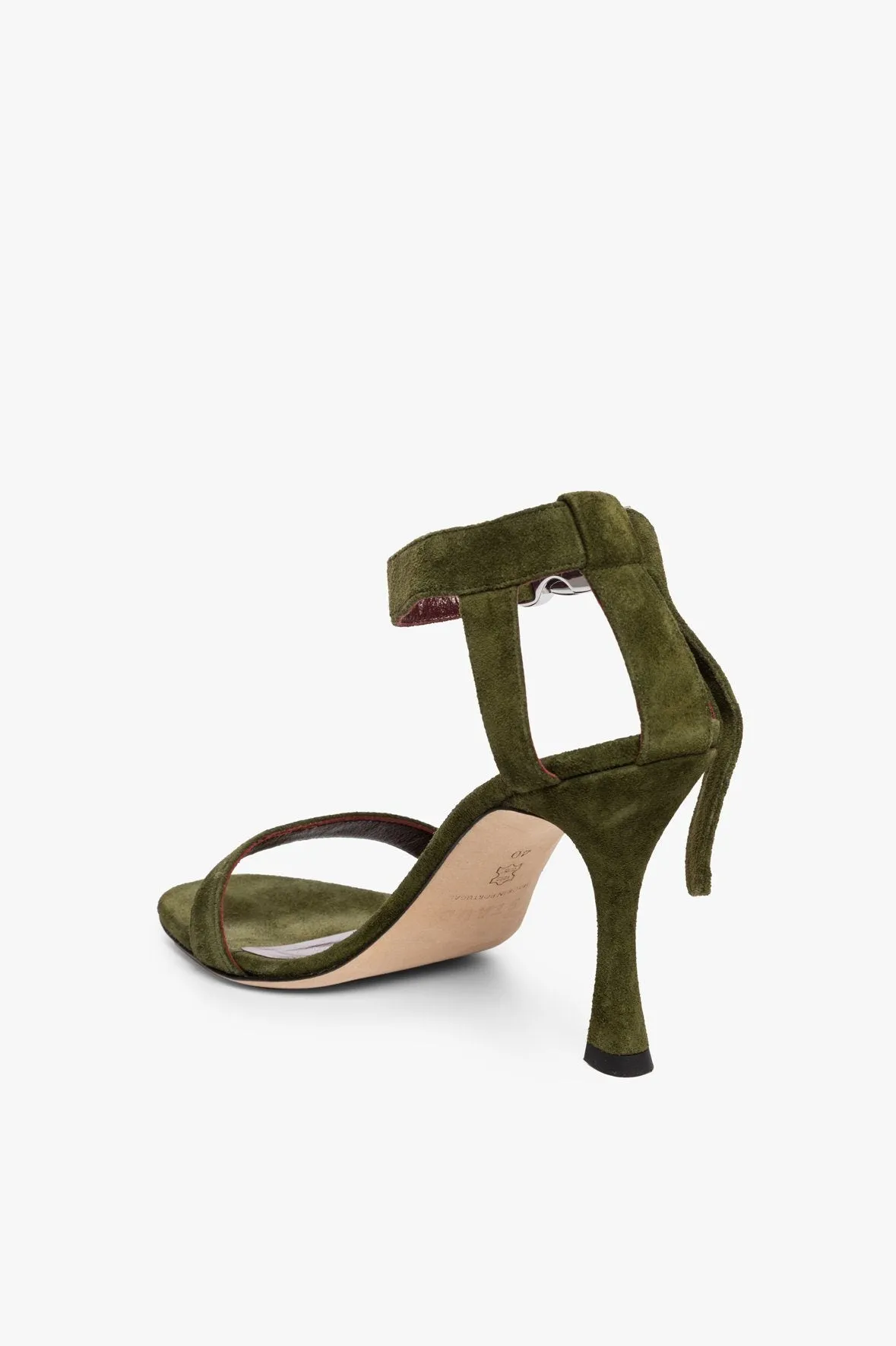 VIVA HEEL | OLIVE SUEDE