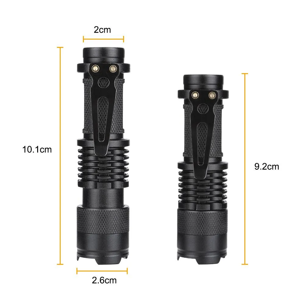 Waterproof LED UV Flashlight