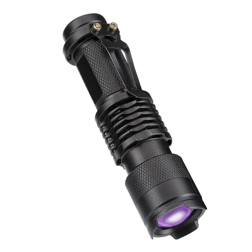 Waterproof LED UV Flashlight