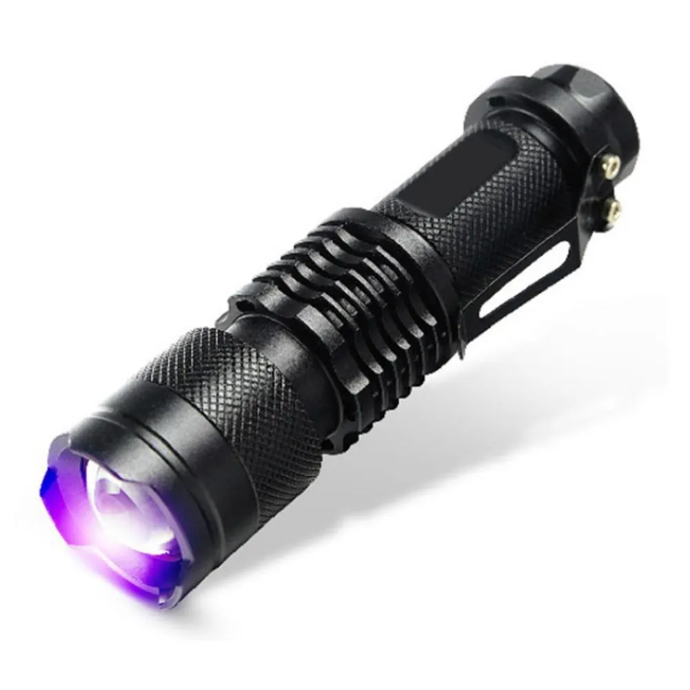 Waterproof LED UV Flashlight