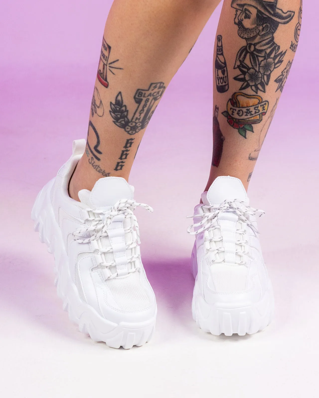 White Michelle Sneakers